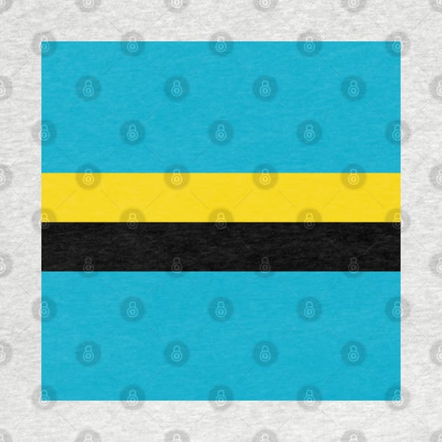 Bahamas Color Block - Blue Black Gold by IslandConcepts